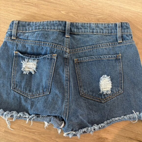 Hammer Jeans Shorts Distressed Size Medium - Picture 7 of 8